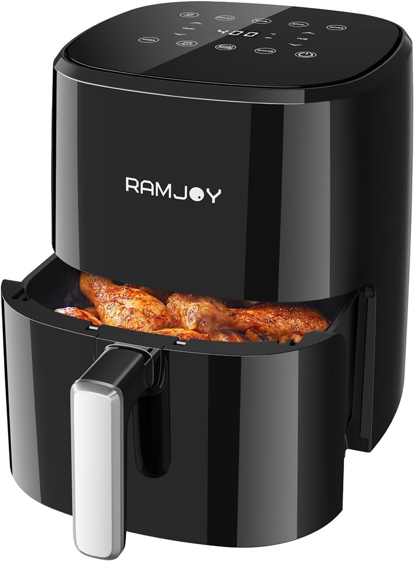 RAMJOY AIR FRYER 3.8QT, 8in1 FUNCTION