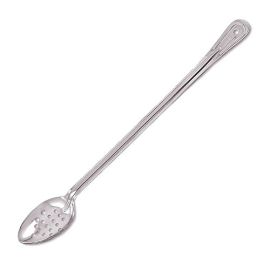 S.S.BASTING SPOON 13" PERFORATED FLAT HANDLE