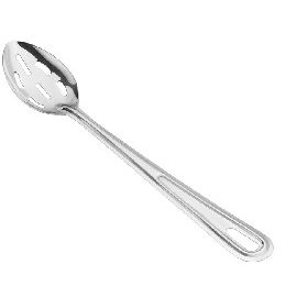 Slotted Spoon 15", Flat Handle