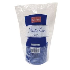 16oz 16CT Plastic Cups, Solid Blue