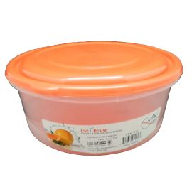 Use N Reuse Round Container Asst Color Lid # 6, 3250ml