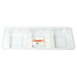 3 Sections Rect Tray