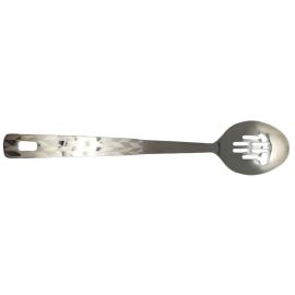   S/S Slotted Spoon S/S HANDLE W/ DESIGN