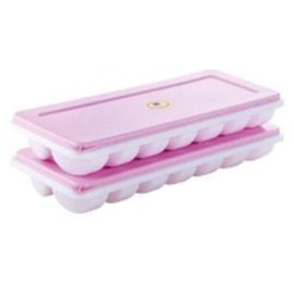 2pk ICE TRAY "IGLOO" WITH LID  14 CUBES   
