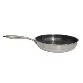 Frypan 30cm with Honeycomb Design, Exterior Stainless Steel