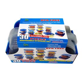 30PC Disposable Storage Container Set