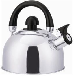S/SWhistling Kettle,2.5qt  Red Knob