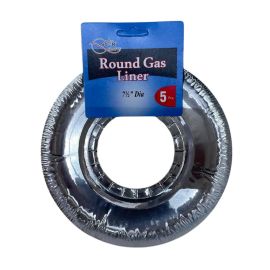  5PK ROUND ALUMINIUM BURNER LINER