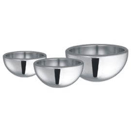 3pc S.S. D/W HAMMERED BOWL SET