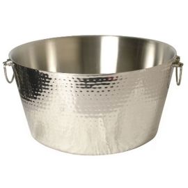 PARTY TUB HAMMERED 47CM ROUND