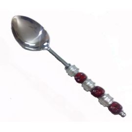 BEADED SOLID SPOON