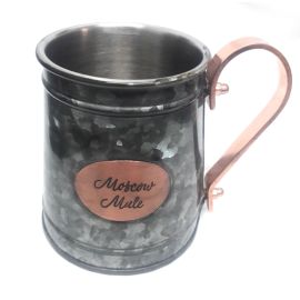Double Wall Galvanized Mug With S/S Linner