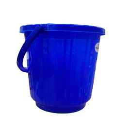 Delux Stripe Bucket- 7 Liter  Asst Color