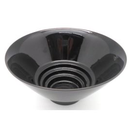 Ceramic Bowl 6.5" Black & White