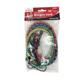 4PC 18" STRETCH CORD PACK