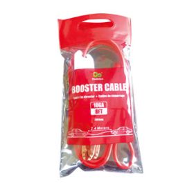  Booster Cables (w/4 Clips), Packed in PVC bag 10GA 250A 8FT