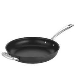 CUISINART SKILLET 12" W/ SIDE HANDLES, DS INDUCTION